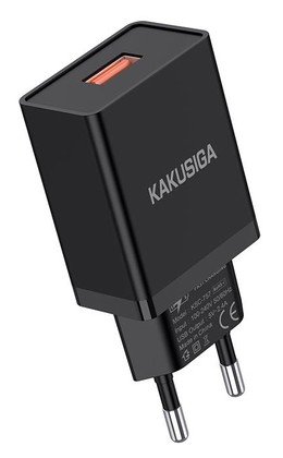 KAKUSIGA φορτιστής τοίχου KSC-930, USB, 2.4A, μαύρος