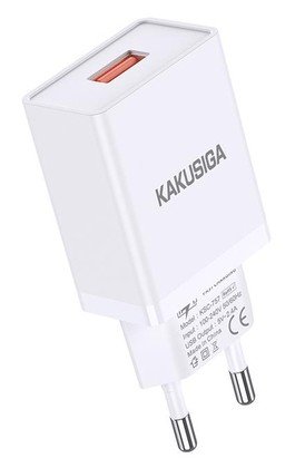 KAKUSIGA φορτιστής τοίχου KSC-930, USB, 2.4A, λευκός