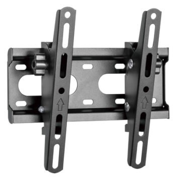POWERTECH επιτοίχια βάση τηλεόρασης PT-1126, 23-43", έως 45kg, ρυθμιζόμενη κλίση