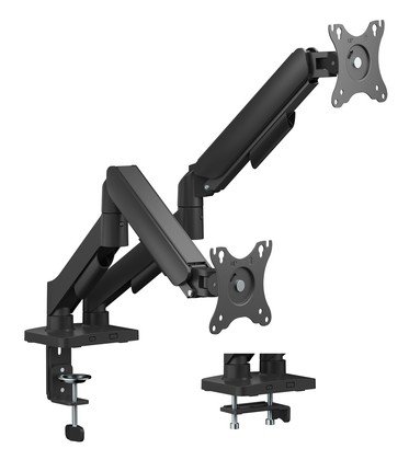 POWERTECH βάση γραφείου για 2x οθόνες PT-1425, 17-32", έως 9kg