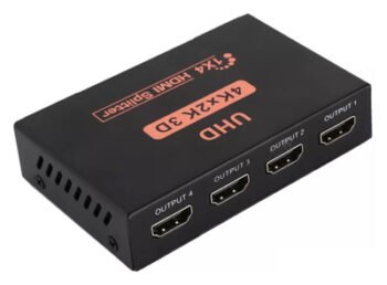 POWERTECH HDMI splitter PTH-048, 4 σε 1, 4K/60Hz, μαύρο
