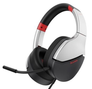 SADES gaming headset SPOWER, 3.5mm σύνδεση, 40mm, multi-platform, ασημί