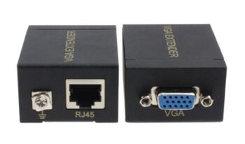 POWERTECH VGA signal extender SLOT-019 μέσω καλωδίου RJ45, 60m