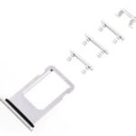 Υποδοχή Κάρτας SIM και Side Button για iPhone 8 Plus, ασημί