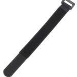 POWERTECH ιμάντας τύπου velcro TIES-025, 30x2cm, μαύρος, 10τμχ