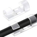 POWERTECH οργανωτής καλωδίων TIES-032, 3.3x1x1cm, διαφανές, 20τμχ