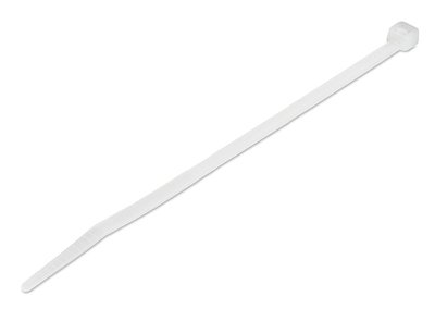 POWERTECH δεματικά καλωδίων TIES-051, 300x3.6mm, λευκά, 100τμχ