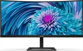 Philips E line 346E2CUAE Ultrawide VA Curved Monitor 34" QHD 3440x1440 4ms