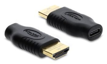 DELOCK αντάπτορας HDMI σε USB-C 61075, 4K/60Hz, μαύρος