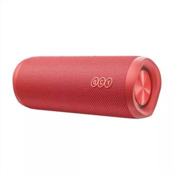 QCY SP7 Portable Bluetooth Speaker 40W, Mic for Calls, RGB Red