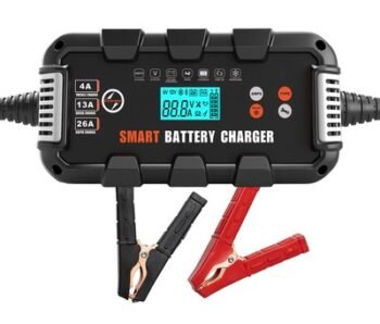 BYGD φορτιστής & συντηρητής μπαταρίας αυτοκινήτου F26000M με οθόνη, 6V/8-24A 12V/4-26A 24V/2-13A