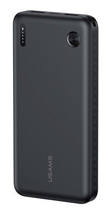 USAMS power bank CD253, 2x θύρες εξόδου, 10000mAh, 10W, μαύρο