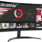 LG 34WR50QK-B Ultrawide VA HDR Curved Monitor 34" QHD 3440x1440 5ms
