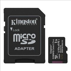 Kingston Canvas Select Plus microSDXC 1TB Class 10 U3 with SD Adapter