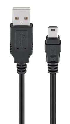 GOOBAY καλώδιο USB σε USB Mini 50767, 480Mbps, 1.8m, μαύρο
