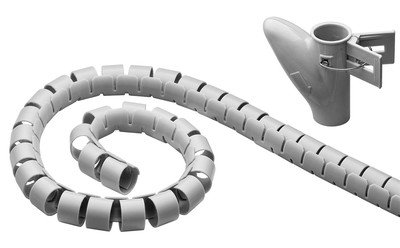 GOOBAY δεματικό καλωδίων 51922, πλαστικό, Φ20mm, 2.5m, γκρι