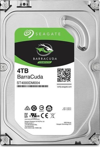 Seagate Barracuda HDD 4TB 3.5" SATA III (ST4000DM004)