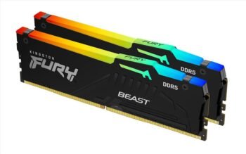 Kingston Fury Beast 32GB Kit (2x16GB) 5600MHz UDIMM DDR5 CL40 1.25V (KF556C36BBEAK2-32)