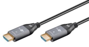 GOOBAY καλώδιο HDMI 2.1 76277 με Ethernet, 8K/60Hz, 48 Gbps, 40m, μαύρο