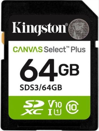 Card Kingston Canvas Select Plus U1 V10 (SDS3/64GB)