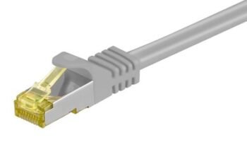 GOOBAY καλώδιο δικτύου 91585, CAT 7 S/FTP, copper, 500MHz, 1m, γκρι