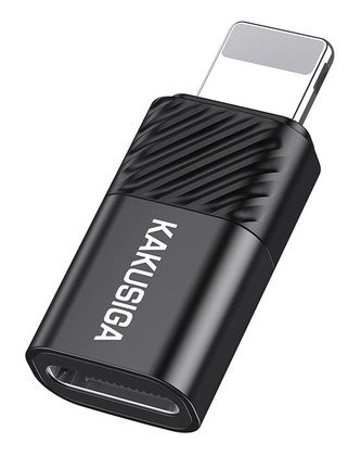 KAKUSIGA αντάπτορας Lightning σε USB-C KSC-1408, 480Mbps, 2A, μαύρος