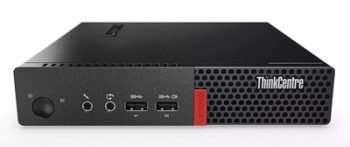 LENOVO PC ThinkCentre M910q Tiny, Refurbished Grade A Repainted, i5-6400T, 4GB, 500GB HDD, FreeDOS