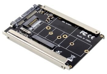 POWERTECH κάρτα μετατροπής 2.5" SATA σε M.2 B & mSATA SSD ST525, 6Gbps