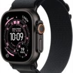 Apple Watch Ultra 3 Titanium 49mm Black Titanium Case with Black Alpine Loop