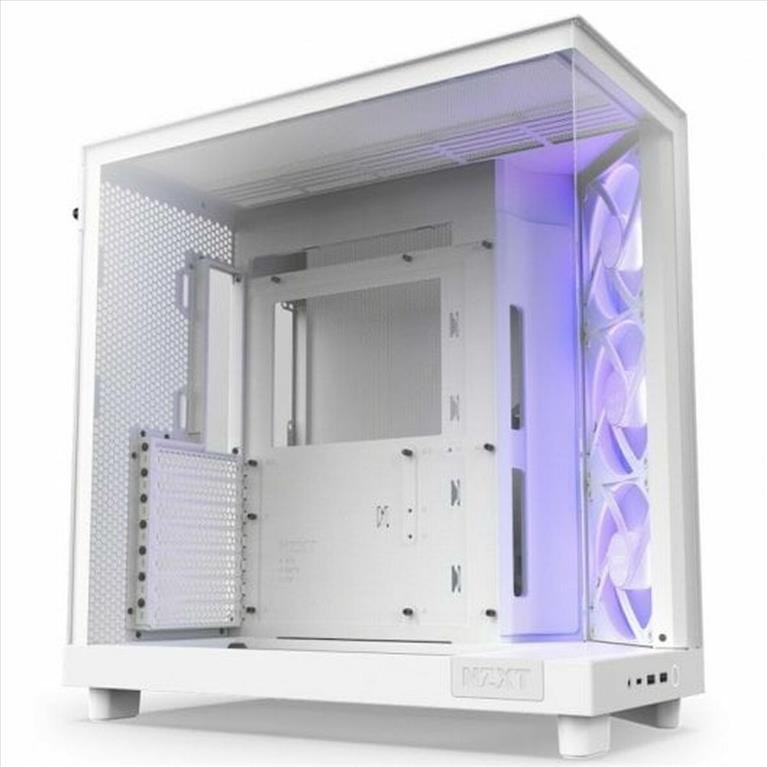 NZXT H6 Flow RGB Gaming Midi Tower White 2023