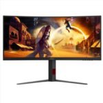 AOC CU34G4 Ultrawide VA HDR Curved Monitor 34" QHD 3440x1440 180Hz 1ms