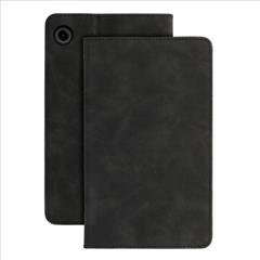 Obastyle Back Cover Book Black Leather for Samsung Galaxy Tab A9 (X110/X115) / Tab A11