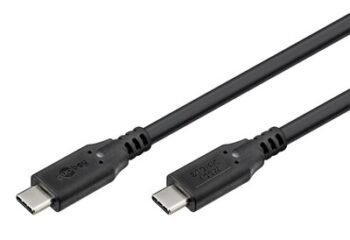 GOOBAY καλώδιο USB-C 74198, USB4, 100W, 20Gbps, 4K/60Hz, 3m, μαύρο