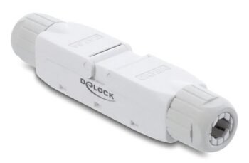 DELOCK σύνδεσμος LSA 91126, CAT 6A unshielded, tool-free, λευκός