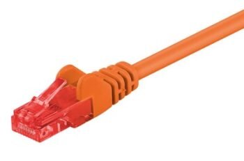 GOOBAY καλώδιο δικτύου 95271, CAT 6 U/UTP, CCA, 250MHz, 2m, πορτοκαλί