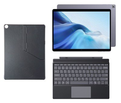 CHUWI tablet Hi10 Max με πληκτρολόγιο/θήκη, 12.9", 12/512GB, Windows 11 Home, 4800mAh, γκρι