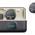 UPTECH ασύρματα μικρόφωνα UPWS-08 με θήκη φόρτισης, USB-C, 2.4GHz, μαύρο