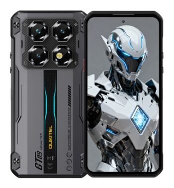 OUKITEL smartphone WP60, 7.2", 8/256GB, 5G, 10000mAh, IP68/IP69K/MIL-STD-810H, μαύρο