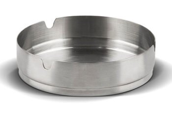 BRUNO ανοξείδωτο σταχτοδοχείο BRN-0176, στρογγυλό, 10εκ.