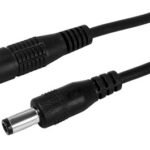 POWERTECH καλώδιο προέκτασης τροφοδοσίας CAB-H196, 5.5x2.1mm, 1.5m, μαύρο