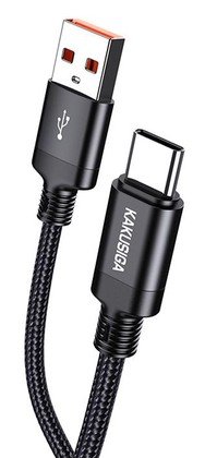 KAKUSIGA καλώδιο USB-C σε USB KSC-1000, 5A, 480Mbps, 3m, μαύρο