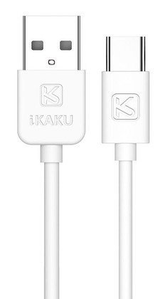 KAKUSIGA καλώδιο USB-C σε USB KSC-332, 2.4A, 480Mbps, 2m, λευκό