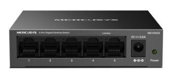 MERCUSYS desktop switch MS105GS, 5x Gigabit θύρες, V2.0
