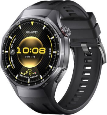Huawei Watch GT 6 Pro Titanium 46mm Αδιάβροχο με Παλμογράφο (Black)