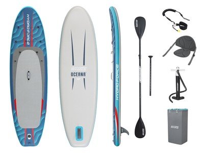 BESTWAY φουσκωτή σανίδα SUP/kayak Oceana 6532B με αποσπώμενο κάθισμα, 305x84x15cm, μπλε