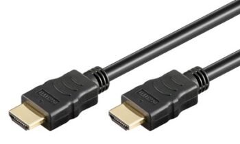 GOOBAY καλώδιο HDMI 80104 με Ethernet, soft, 4K/60Hz, 18 Gbps, 3m, μαύρο
