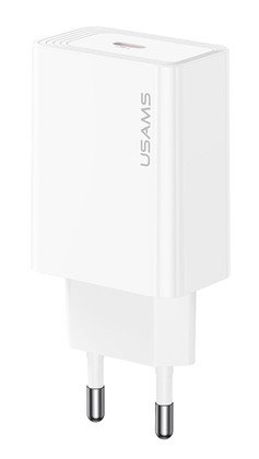 USAMS φορτιστής τοίχου CC325, USB-C, 20W, λευκός