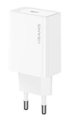 USAMS φορτιστής τοίχου CC329, USB-C, 30W, λευκός
