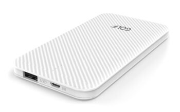 GOLF Power bank Phantom G38-WH 5000mAh, 1x USB, Micro input, 1A, λευκό
