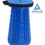 POWERTECH πτυσσόμενο καρεκλάκι HUH-0234, αντοχή έως 250kg, 25.5x45cm, μπλε